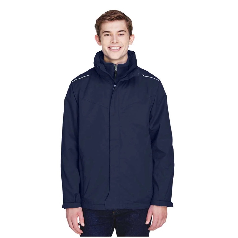 NWT $250 Retail Men's Region 3-in-1 Fleece Liner Jacket Navy Blue